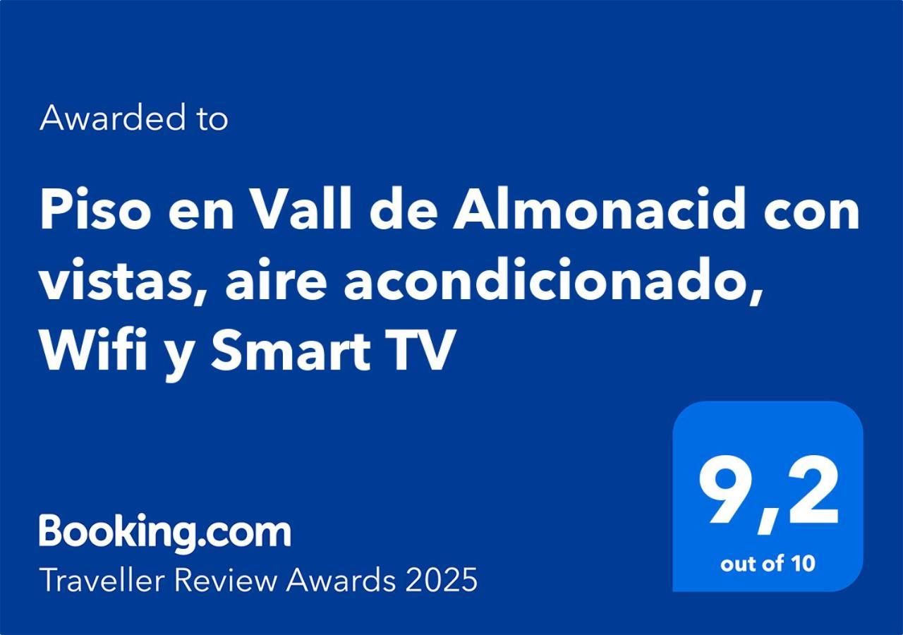 Piso En Vall De Almonacid Con Vistas, Aire Acondicionado, Wifi Y Smart Tv Екстериор снимка